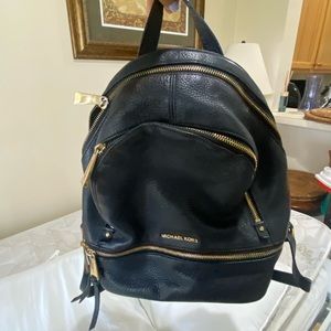 Black Michael Kors Backpack